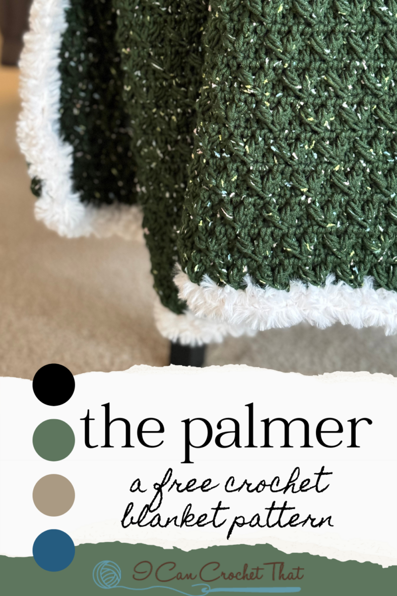 The Palmer Blanket | Crochet Leaf Hopper Stitch Pattern - I Can Crochet ...