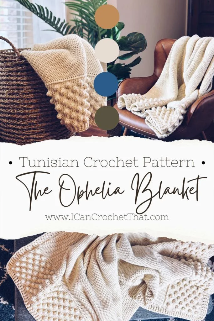 The Ophelia: Stunning Tunisian Crochet Blanket - Grab Your Free Pattern!
