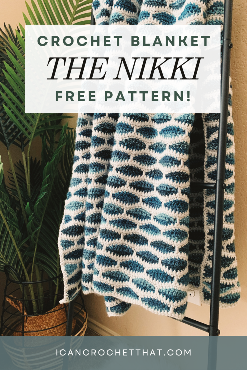 Millstone Crochet Blanket Pattern - The Nikki - I Can Crochet That
