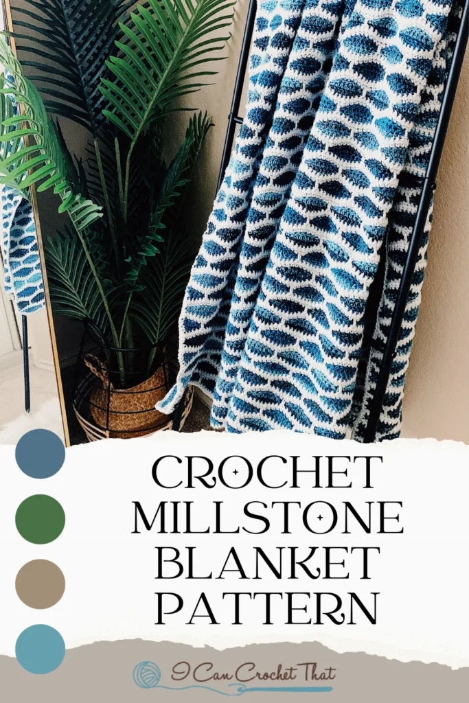 Easy Crochet Millstone Blanket Pattern 