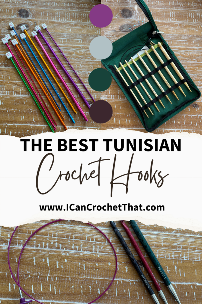 Knitter&s Pride Bamboo Interchangeable Tunisian Crochet Hook Set