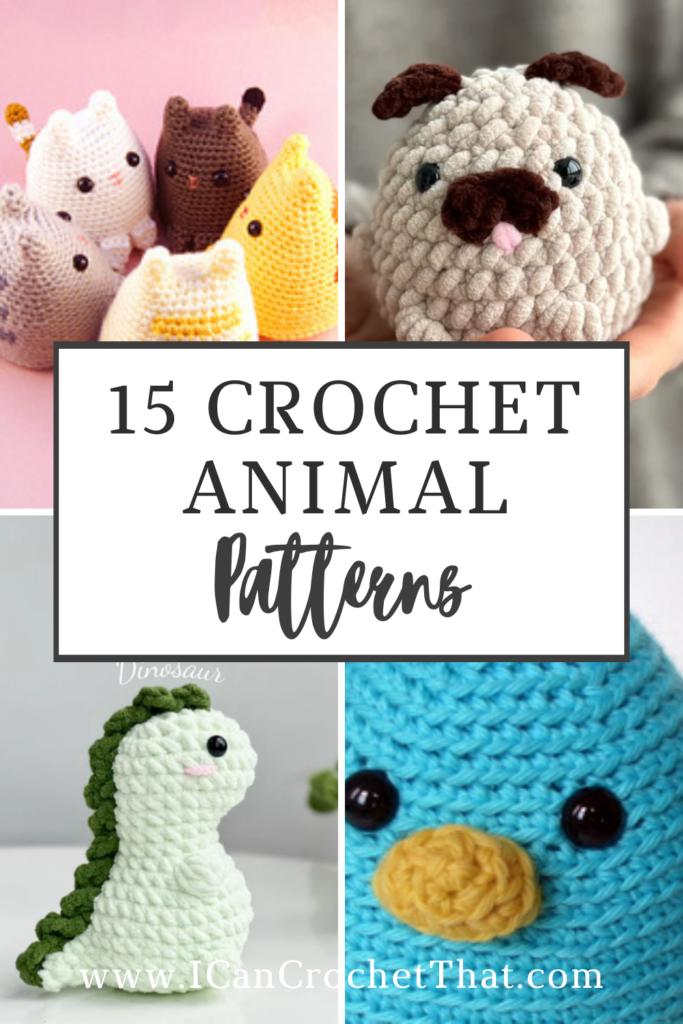 15 Adorable Crochet Animal Patterns You Need to Try!