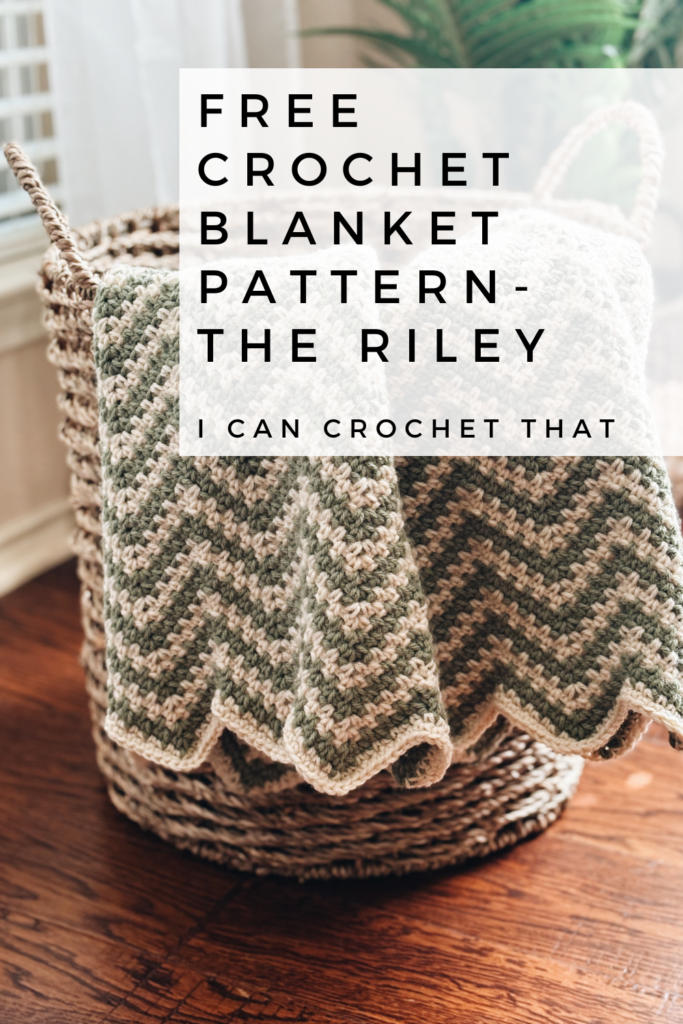 Cozy Up with The Riley: Free Crochet Ripple Moss Stitch Blanket Pattern