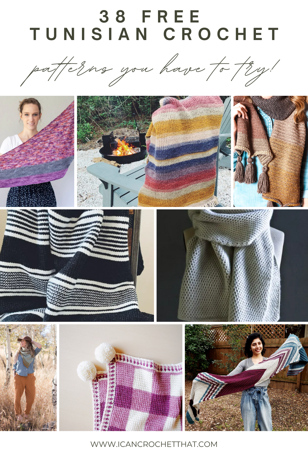 38 Free Tunisian Crochet Patterns You Have to Try - I Can Crochet That