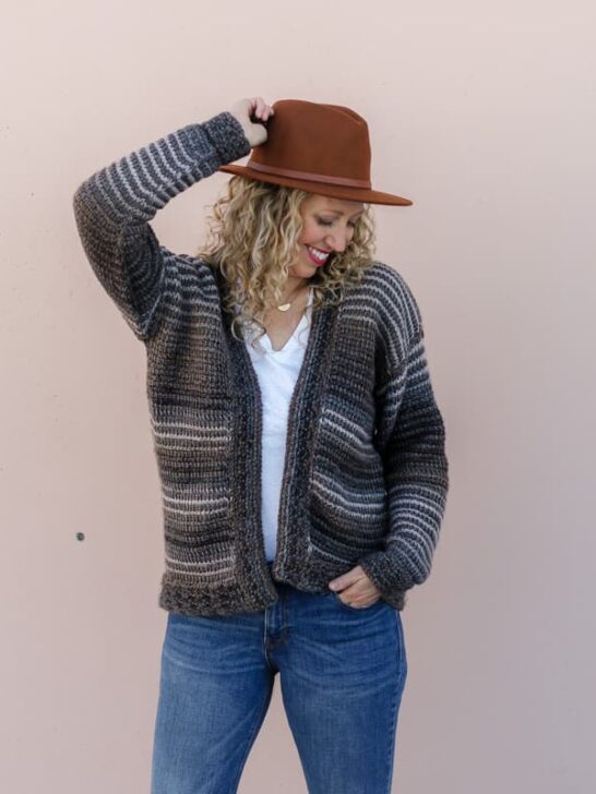 21 Stunning Tunisian Crochet Sweater and Cardigan Patterns for Every Skill Level