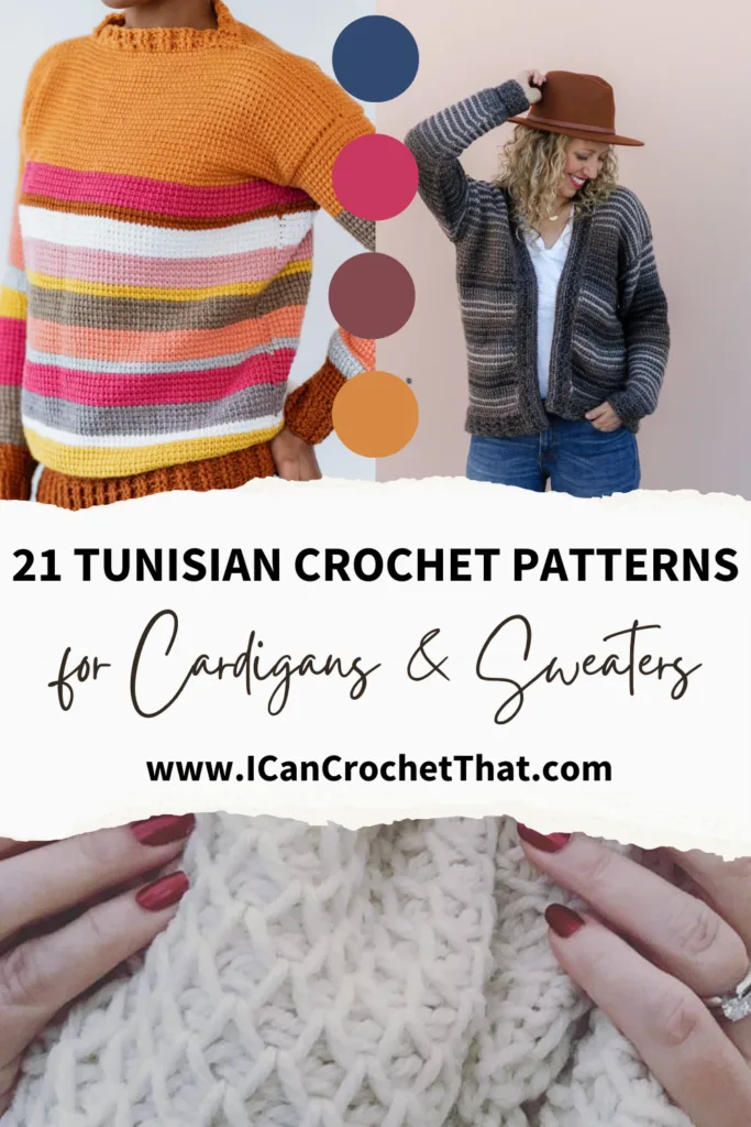 21 Stunning Tunisian Crochet Sweater and Cardigan Patterns for Every Skill  Level