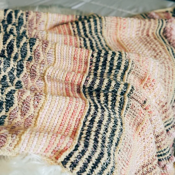 Tunisian Crochet Sampler Blanket Pattern – The Taylor