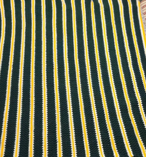 striped crochet blanket pattern