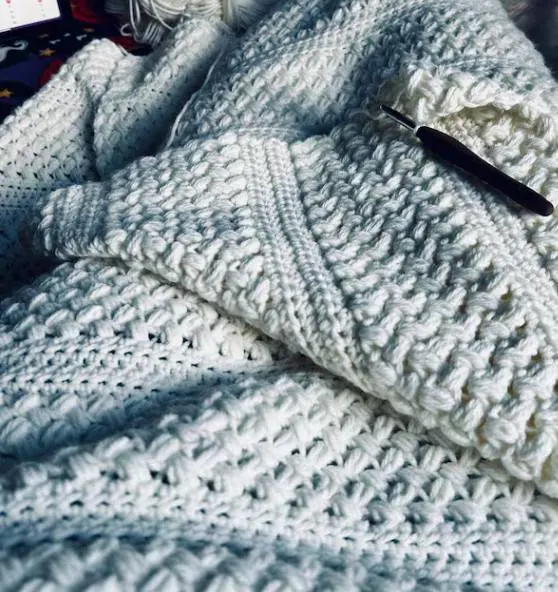 gray crochet blanket pattern the finley