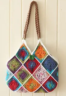 granny square crochet bag pattern