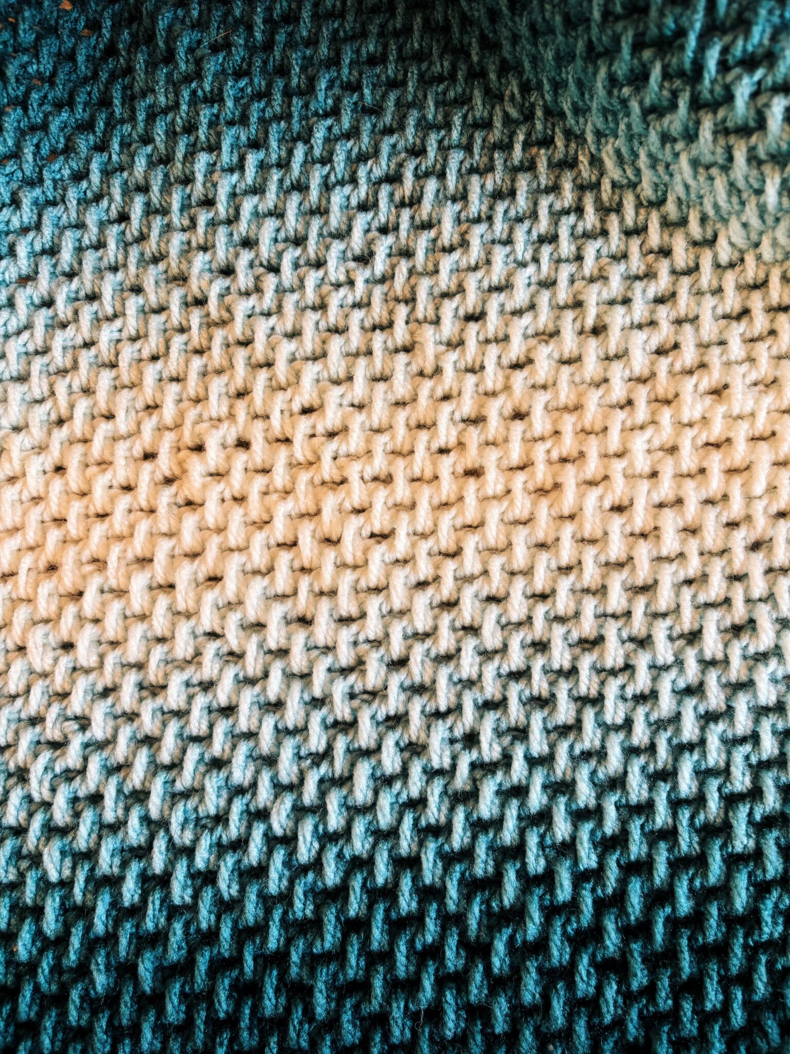 Free Tunisian Crochet Gradient Blanket Pattern I Can Crochet That