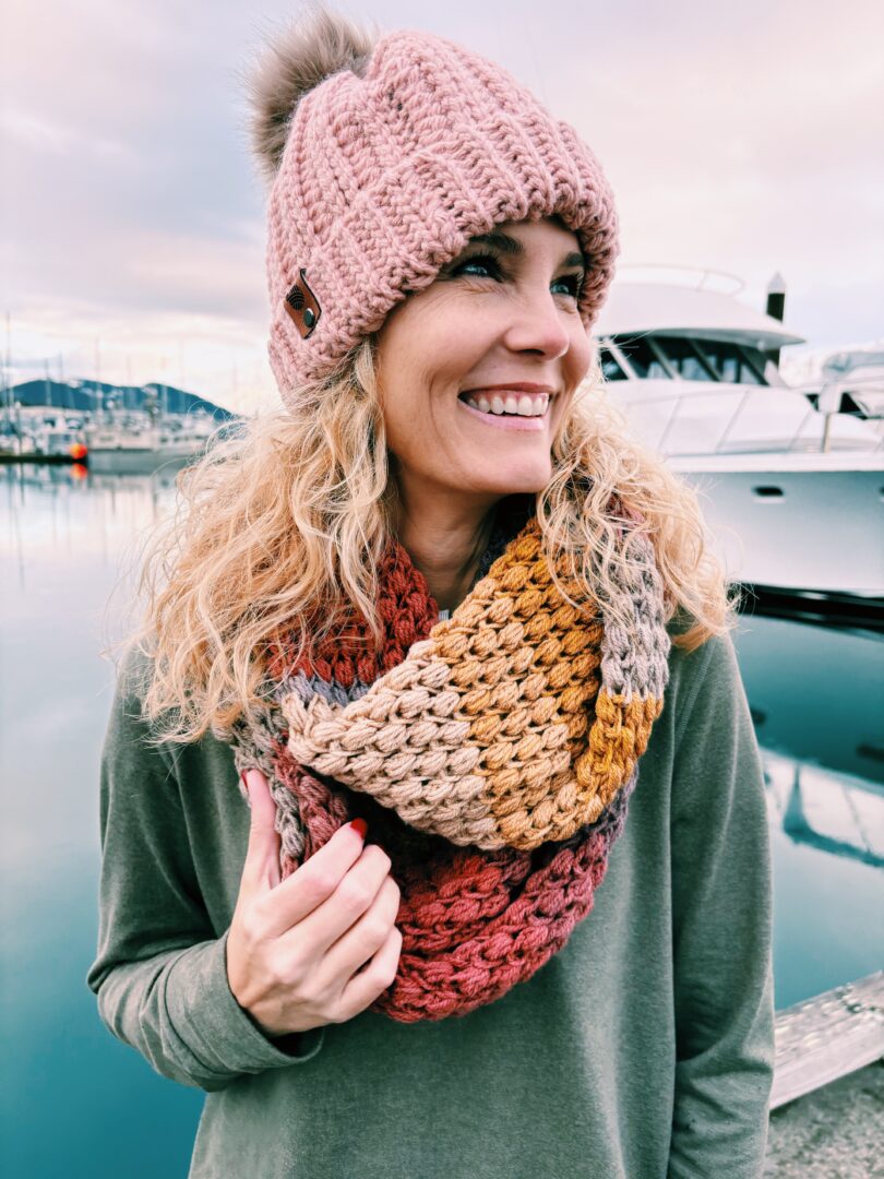 Tunisian Crochet Puff Stitch Infinity Scarf Pattern - I Can Crochet That