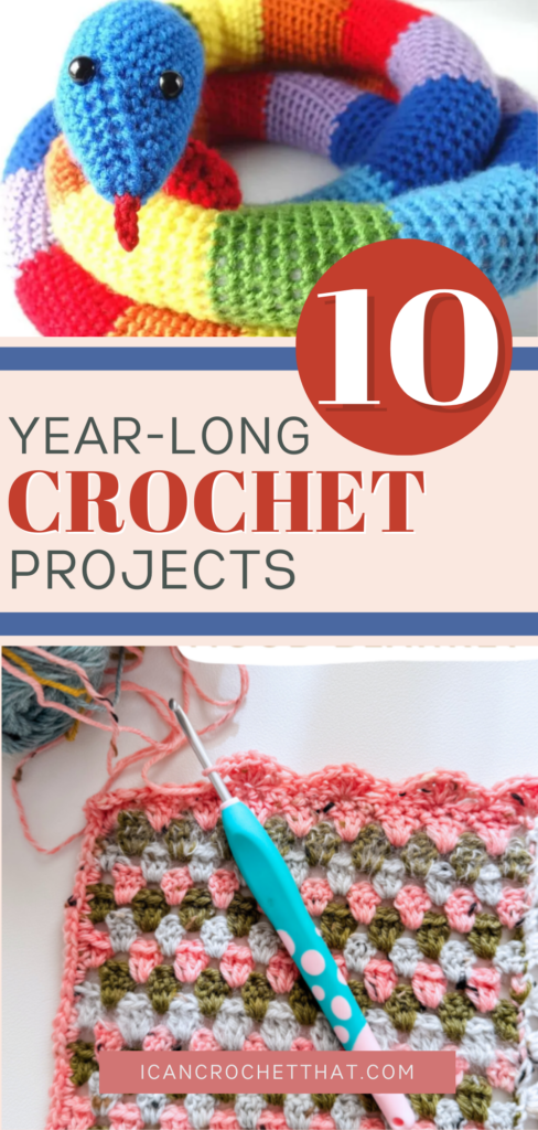 Your Guide to Year-Long Crochet Projects: Mood Blankets, Book Blankets & More!