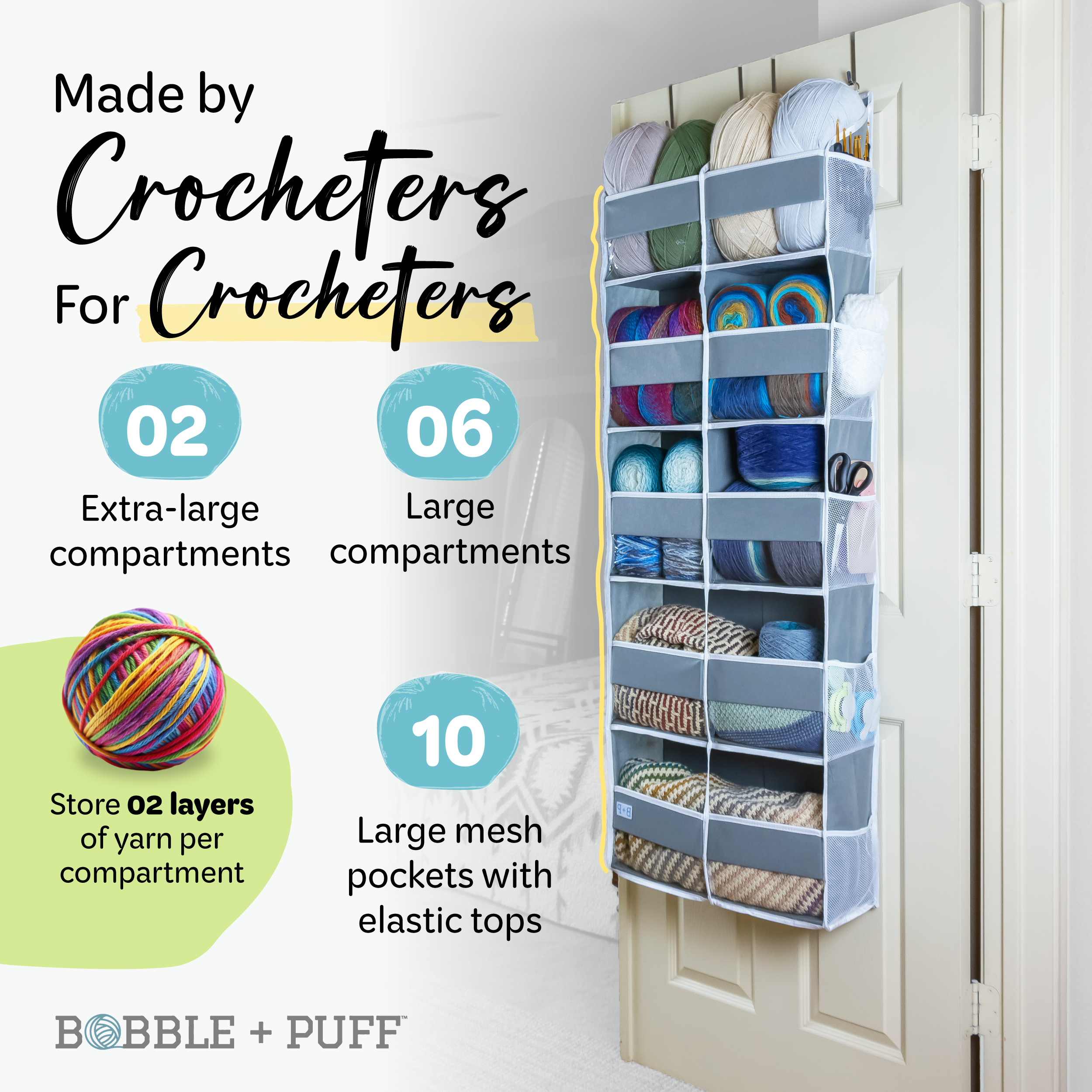 yarn storage for crocheters