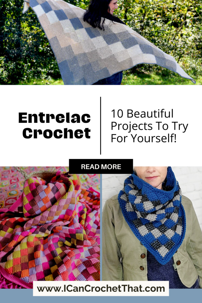 Entrelac Knitting Look-Alikes in Crochet Form!