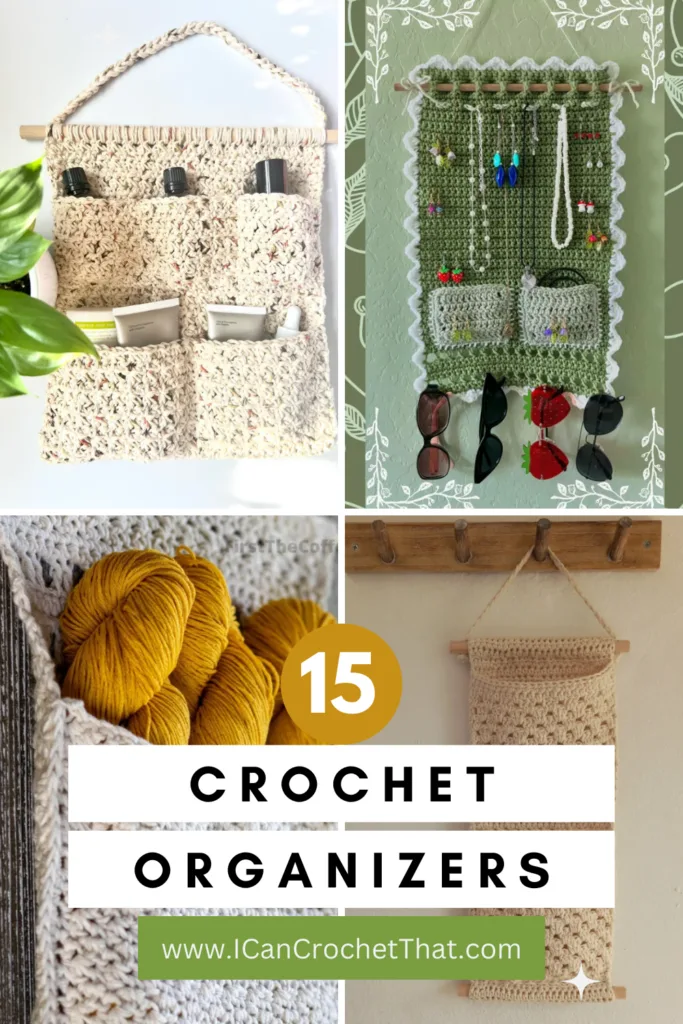 15 Crochet Organizers to Declutter Your Space in Style