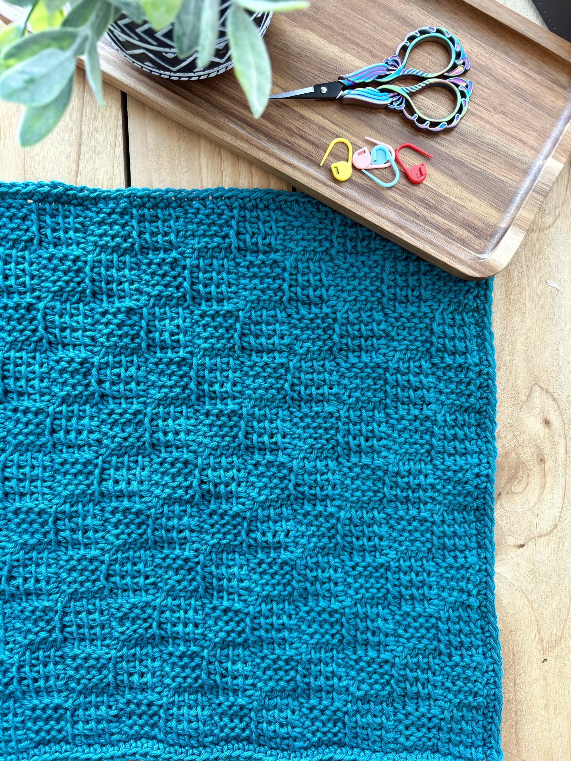 Free Crochet Washcloth Pattern – Try This Textured Tunisian Stitch!