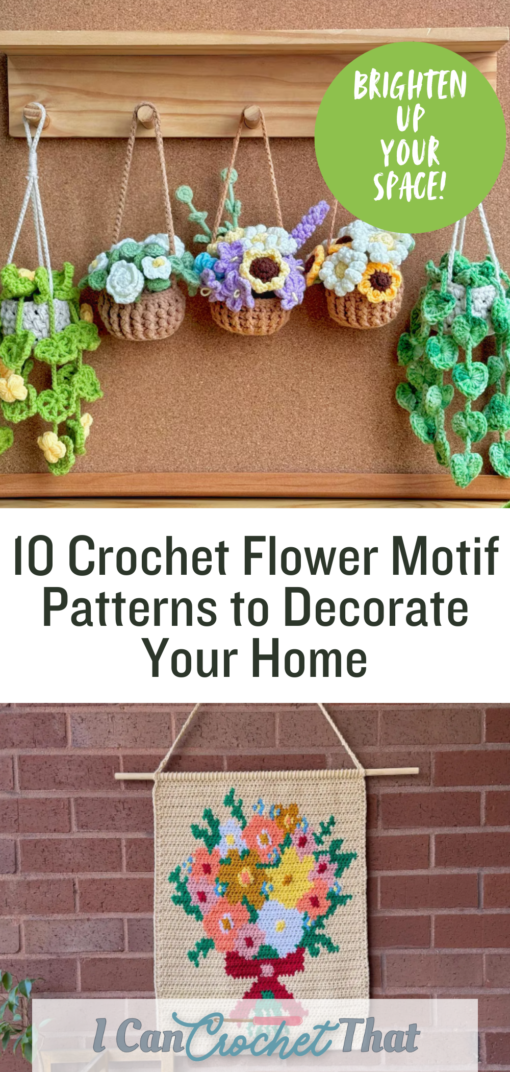 Spring Crochet Inspiration: 10 Floral Patterns for Your Home