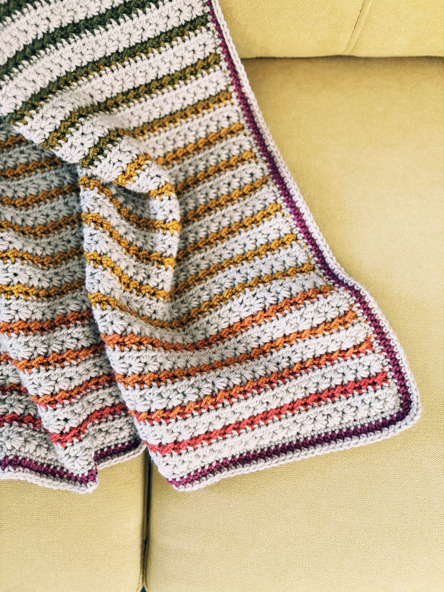 Crochet Star Stitch Blanket Pattern You’ll Love - The Amelia