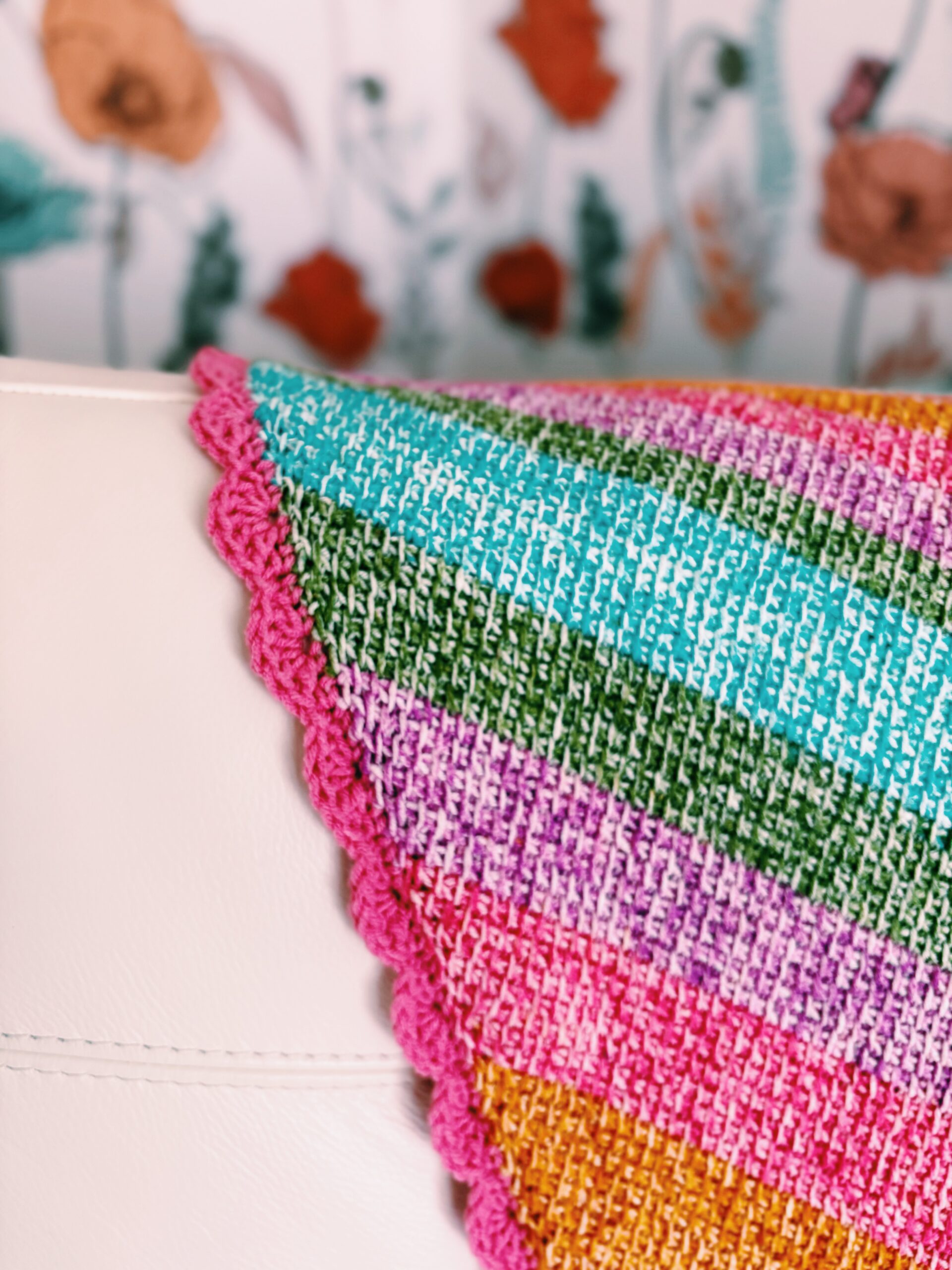 Beginner-Friendly Tunisian C2C Baby Blanket Pattern