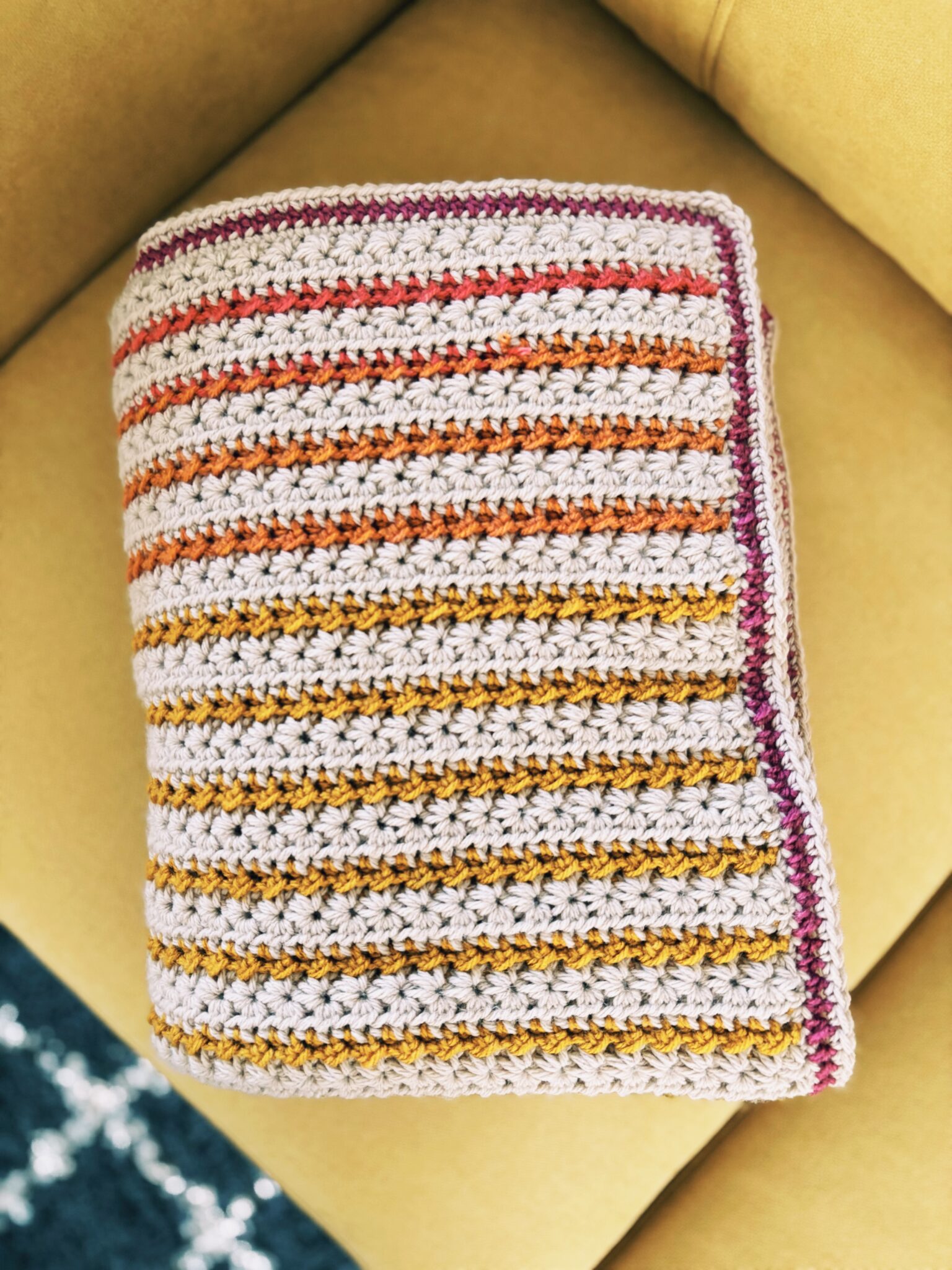 Crochet Star Stitch Blanket Pattern You’ll Love - The Amelia