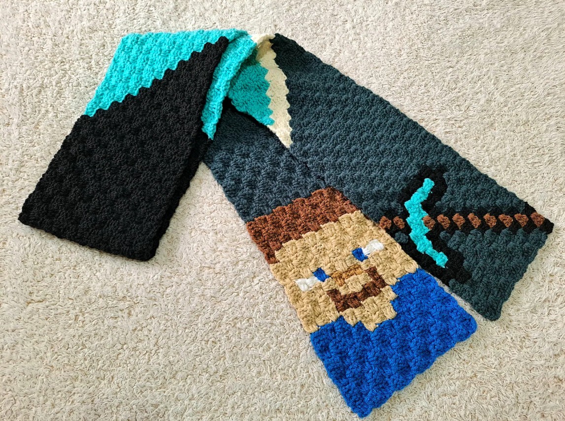 Geeky Crochet Patterns for Minecraft Fans