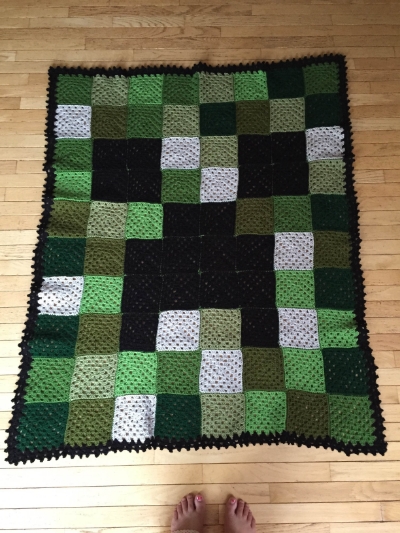 Crochet Geek Approved Minecraft Blanket Patterns