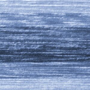 A close-up image of horizontal blue and white gradient stripes with a textured, woven appearance, resembling fabric or yarn. The colors range from light to dark blue, inspired by a crochet pattern similar to the Felicity Blanket.
