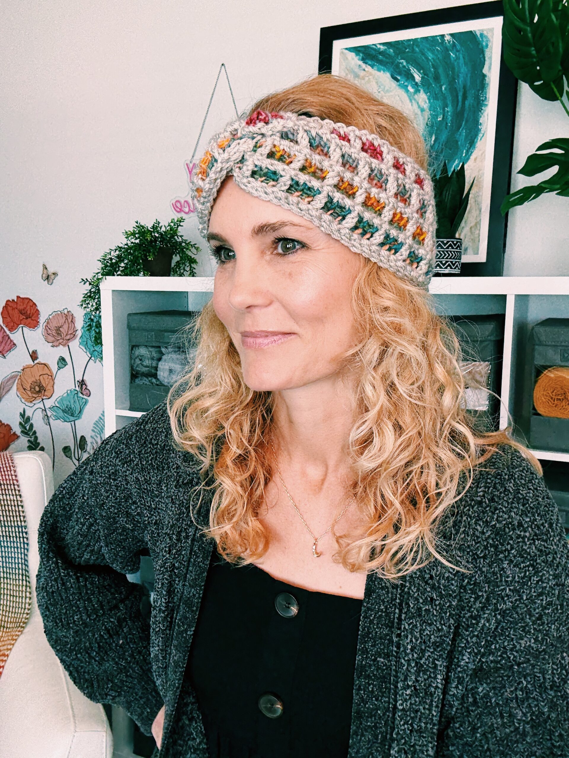 Crochet Headband Pattern Free – Waffle Stitch Ear Warmer